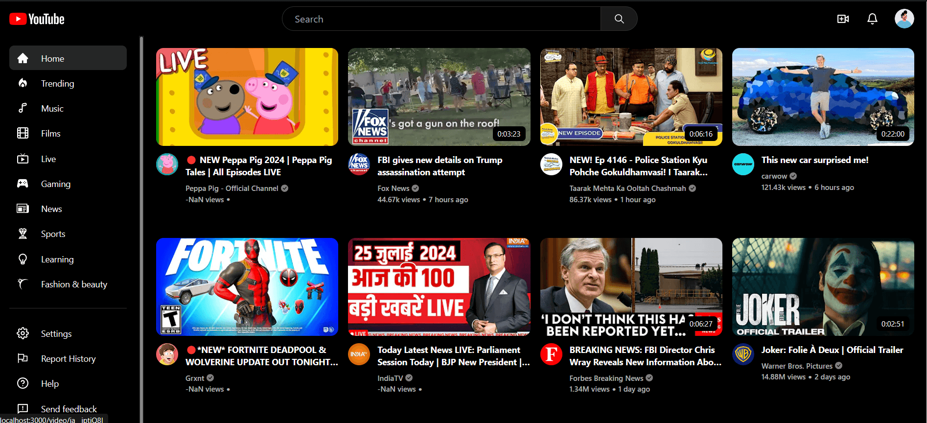 Youtube Clone